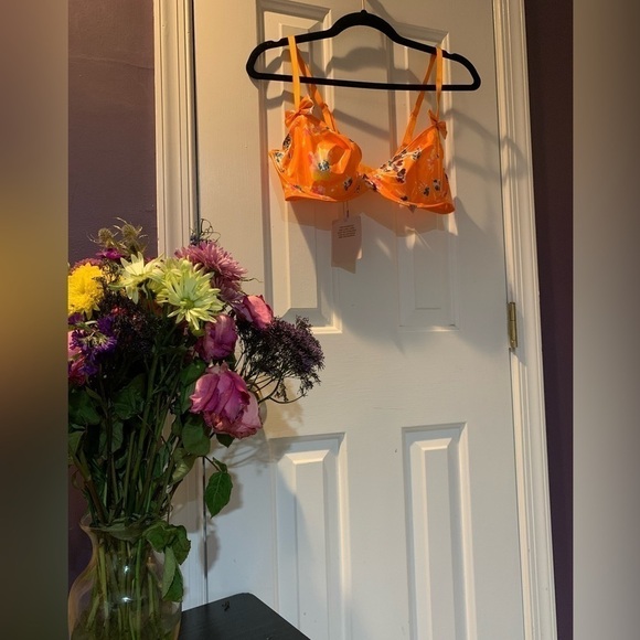 𝅺savage X Fenty Night Blooms Unlined Demi Bra - Picture 1 of 5